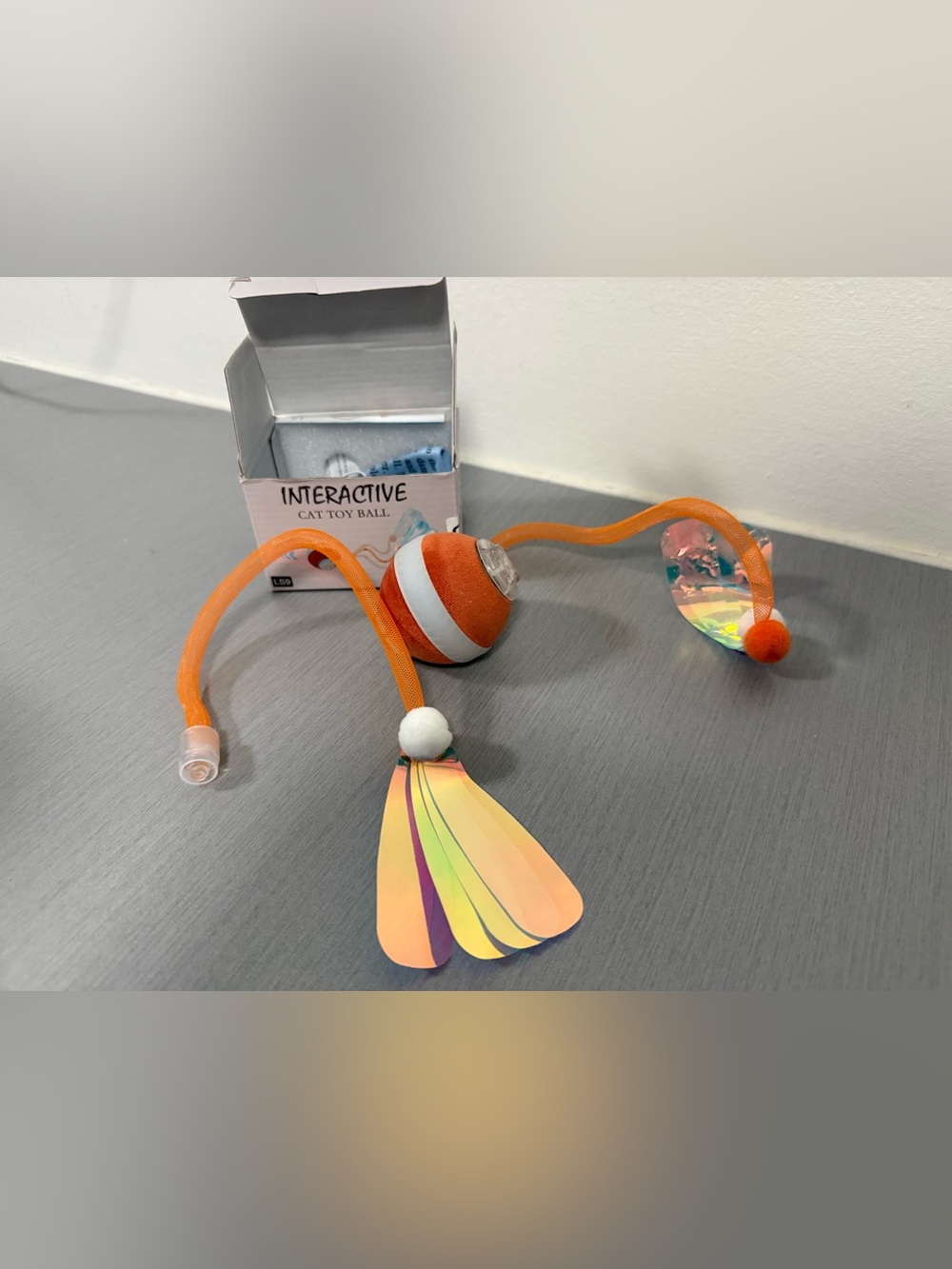 Interactive Cat Toy Ball – Tested & Working